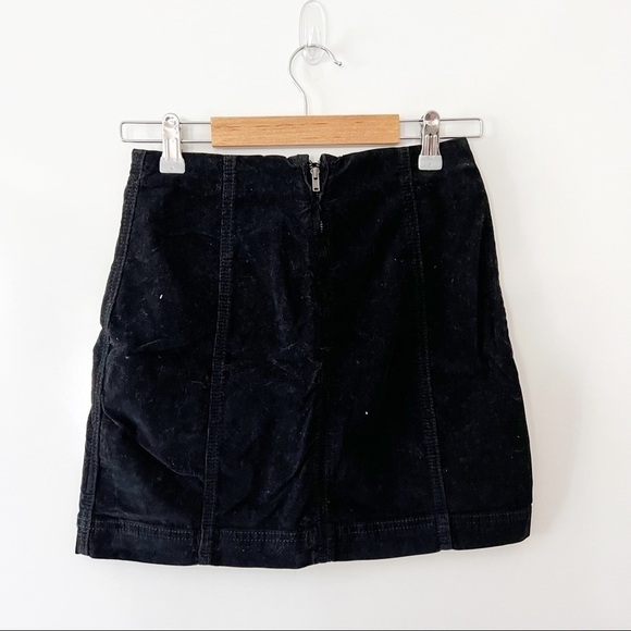 Free People Velvet Bodycon Mini Skirt - Picture 3 of 8